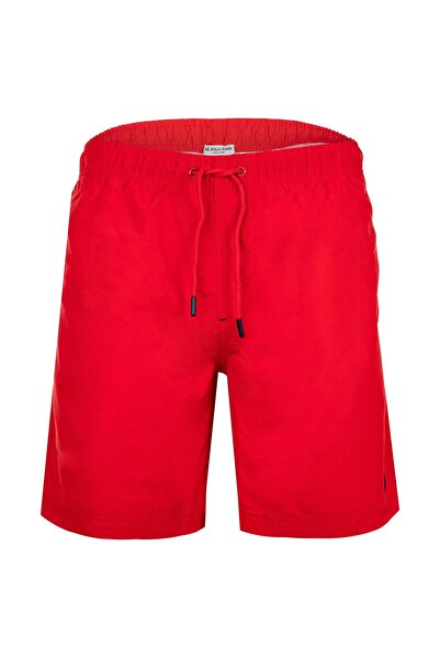 U.S. Polo Assn. Herren Badeshorts - Schwimmshorts mit Logo, Badehose, einfarbig
