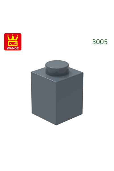 Choice61 about 232pcs 73.Dark Bluish Gray Wange 232Pcs/Lot 3005 1x1 High 1-Ho...