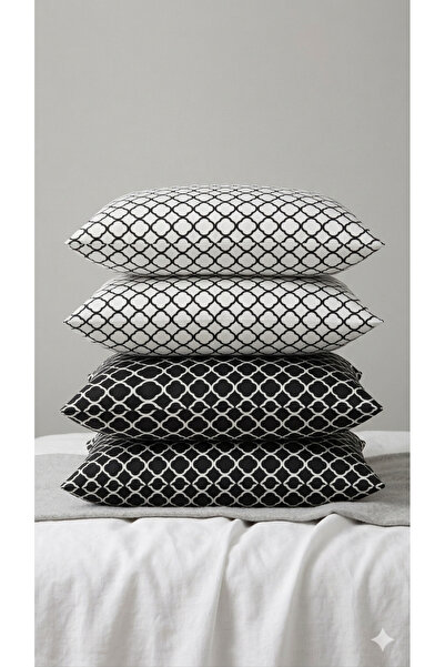 NURLATEX 4 Pieces Cotton Pillowcase - 50X70