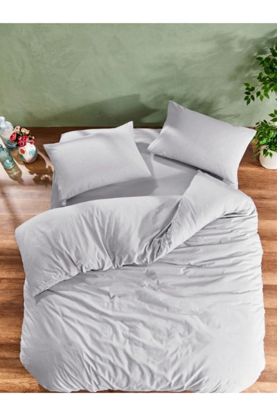 SHIPLA HOME طقم غطاء لحاف مزدوج ملاءة مطاطية و2 كيس وسادة