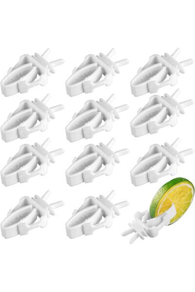 Arabest 12 قطعة من مشابك قفص الطيور، حامل طعام قفص الطيور، مشابك قفص الطيور ل...