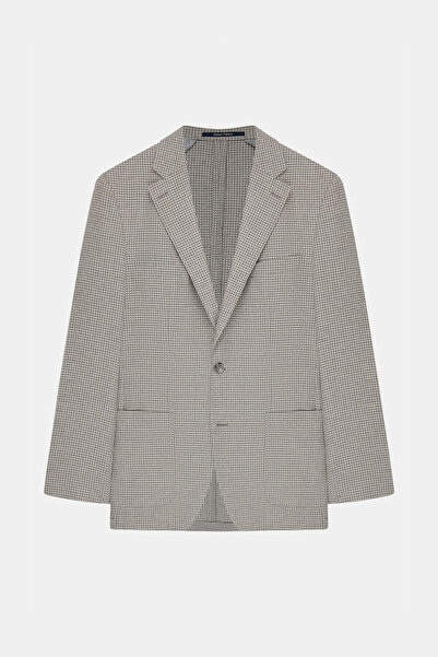 W Collection GRİ DÜĞMELİ YÜN CEKET