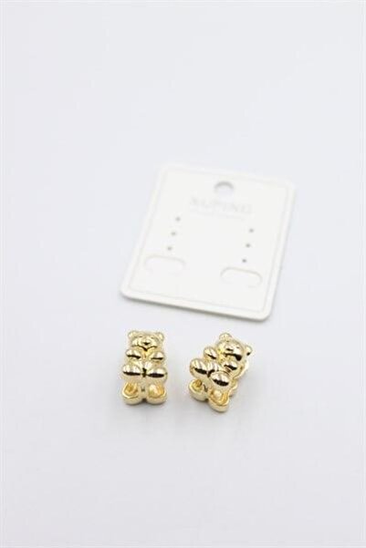 MENESSA Teddy Bear Earrings - Gold
