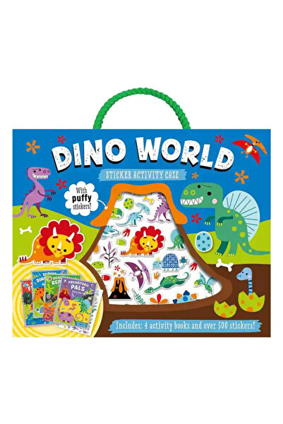 Generic Brand MBI - Puffy Stickers Dino World Sticker Activity Case