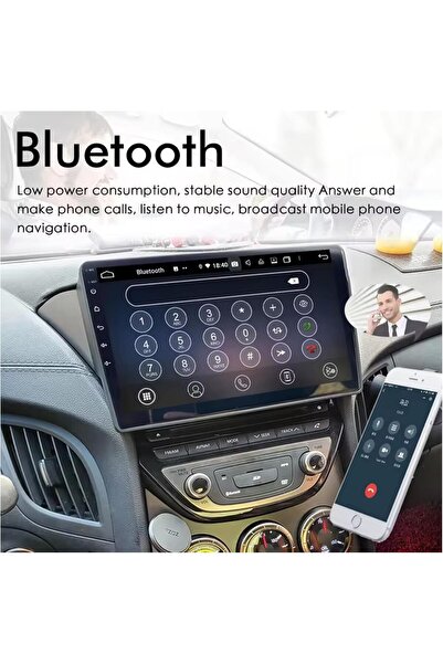 Generic شاشة سيارة تعمل بنظام أندرويد لسيارة جينيسيس كوبيه، موديل روهينز 2012...