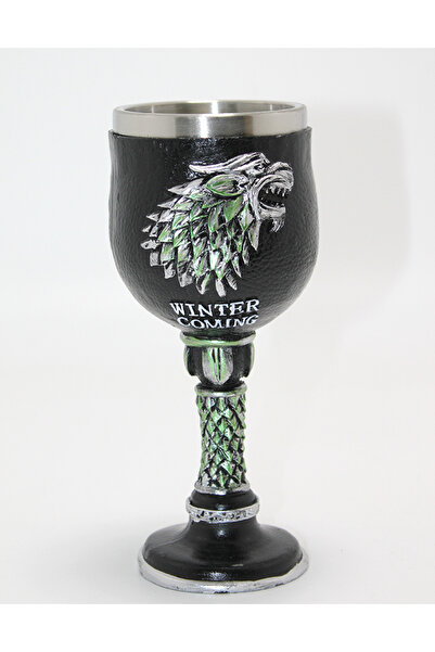 BulutRetail Game of Thrones House Stark 3D Embossed Steel Goblet Cup