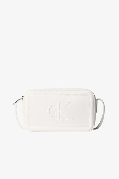 Calvin Klein Bold Ck Camera Women White Crossbody Bag Lv04F3220G-4Lx