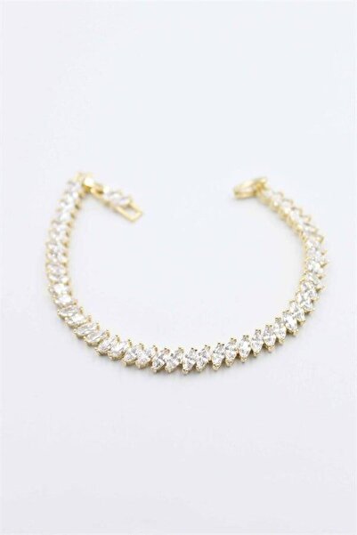 MENESSA سوار شوبينج المرصع بالأحجار - ذهبي