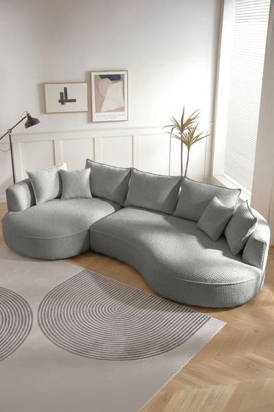 Eymense Venedik Plus Köşe Koltuk Sol Köşe Gri