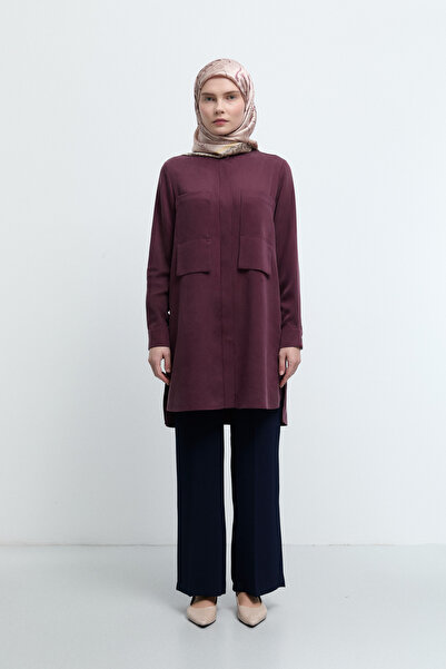 Tuğba Belden Lastikli Basic Pantolon - Lacivert