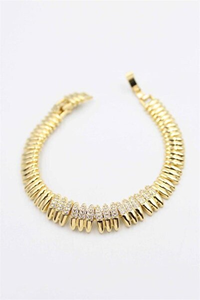 MENESSA سوار شوبينج المرصع بالأحجار - ذهبي