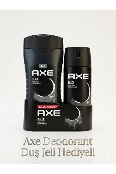 Axe Black 150 ml + 250 ML Duş Jeli HEDİYELİ