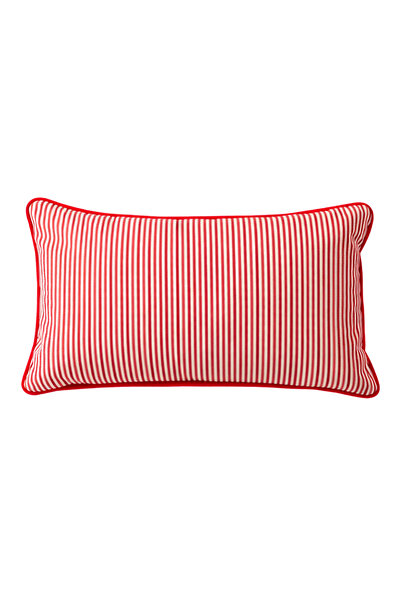 MODA CERO Kırmızı Kırlent Kılıfı Biyeli 30cm x 50 cm