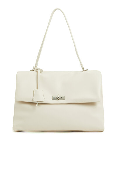 Dıvarese Bej Uzun Askılı Kadın Suni Deri Çanta