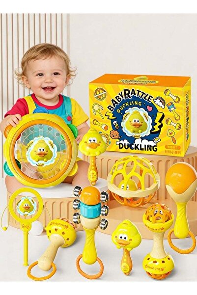 Generic 8-Piece Rattle Toy Set for Babies & Toddlers | Early Childhood Educat...