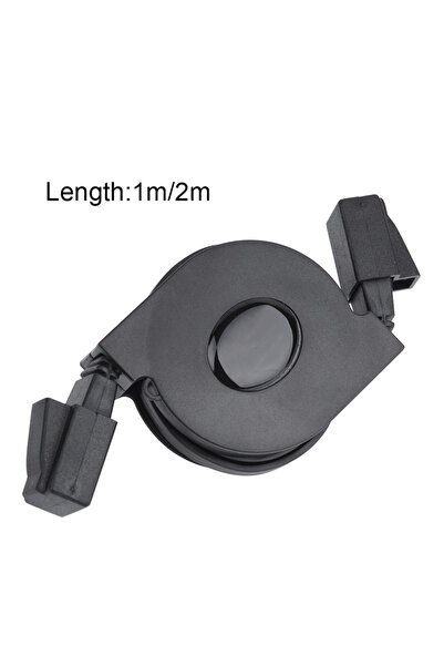 Choice1 2M New Adjustable and Retractable CAT6 RJ45 LAN Cable 1 Meter / 2 Meters