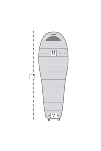 Evolite Dreamer Ultralight -32 ° C Sleeping Bag - Orange