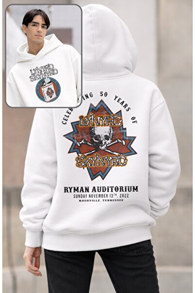 Fuddy Moda Ουνισέξ oversized Λίνιρντ Σκίνιρντ Ράιμαν Αουντόριουμ Ρακ Μπαντ Φο...