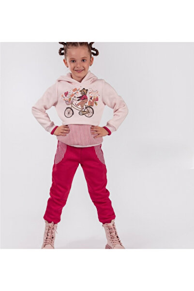 Micii Ștrumfi Set de 2 piese pentru fete cu ursuleț de ciclism