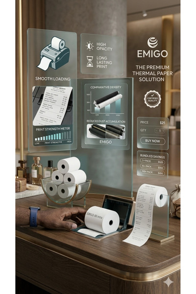 Generic Thermal rolls 80mmx80 MTRS