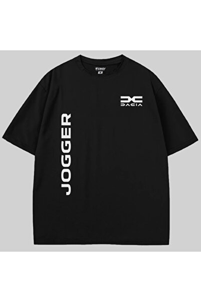 Crazy Tricou Dacia pantaloni jogger Logo supradimensionat