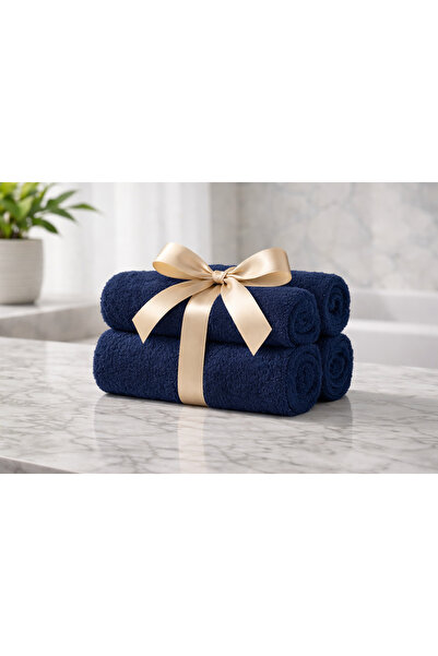 The Cotton Connection Terry Cotton Face Towels - Set of 4 | Ultra Soft, Highl...
