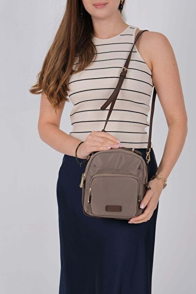 Silver Polo SP1220-M206 Дамска чанта през рамо, цвят пясък