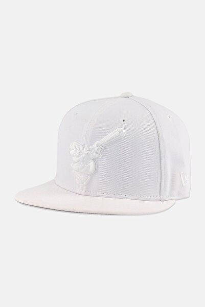 NEW ERA قبعة رجالية من فريق سان دييغو بادريس من دوري البيسبول الرئيسي، لون أبيض