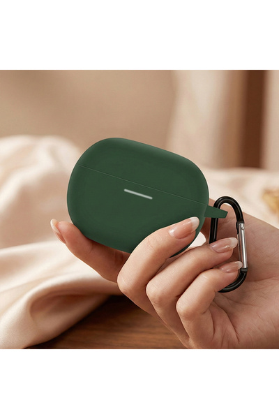 CaseOnn حافظة Redmi Buds 8 Pro من السيليكون غير اللامع باللون الأخضر الداكن م...