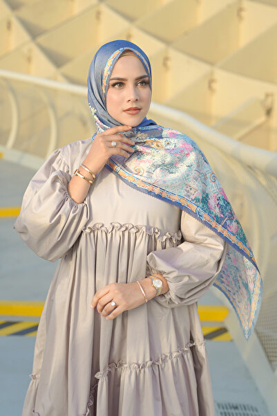 Buttonscarves Sevilla Saten Şal - Marina