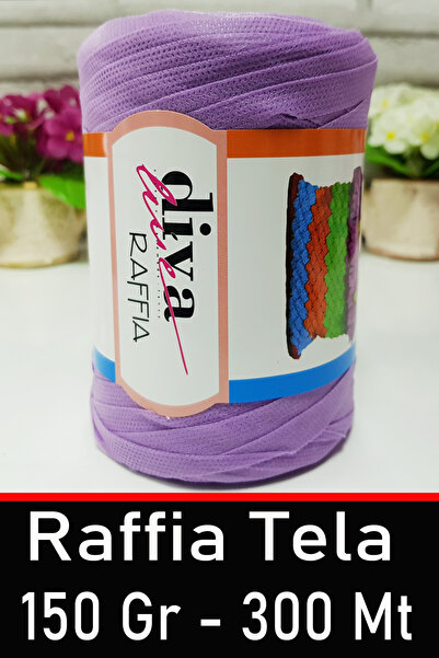 Diva İplik Tela Rafya İp - 150 Gram - 300 Metre - Çanta & Aksesuar İpliği - 2...