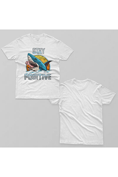 Crazy Μείνε θετικός Ανδρικό Μπλουζάκι