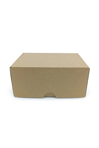 Eko Ambalaj E-Ticaret Kutusu 12x12x7 cm Geçmeli Oluklu TST 100 Adet