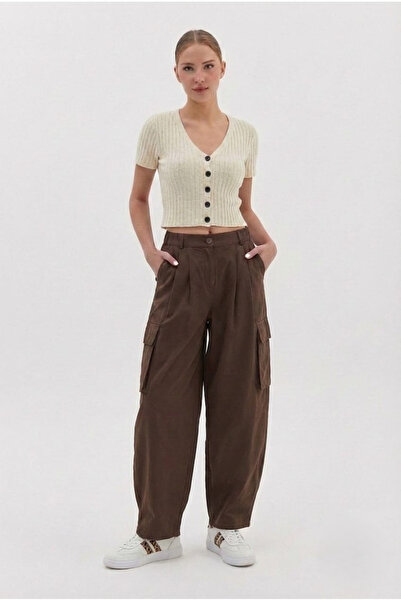 Nish&Chic Kargo Cepli Pantolon