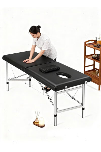 Generic سرير تدليك قابل للطي، مناسب لصالونات السبا، وتدليك الوشم، والرعاية ال...