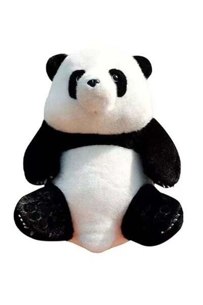 Arabest لعبة باندا وبري بطول 30 سم، مصنوعة من فرو المنك الناعم، هدية مثالية ل...