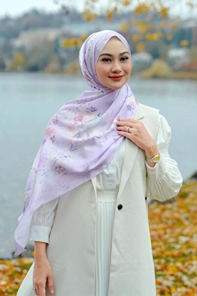 Buttonscarves Nada Saten Şal - Fa