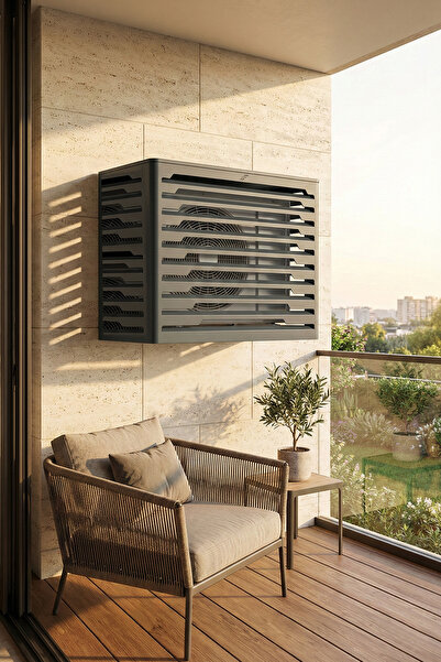 LICCIA Klima Motoru/Dış Ünite Gizleme/Koruma Kafesi XL 120X62X150(H) Radius A...