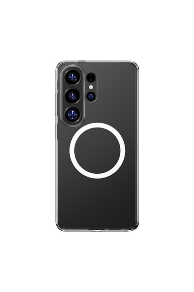 Benks Galaxy S26 Ultra Uyumlu Kılıf M-safe Şarj Özellikli Magnetik Crystal Se...
