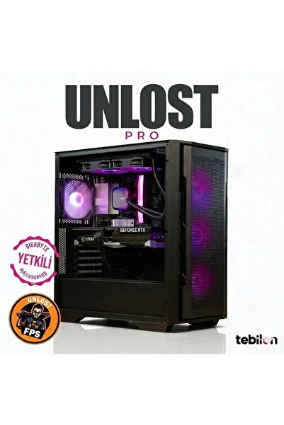 TEBİLON UNLOST PRO-AMD RYZEN 7800X3D-MSI GeForce RTX 5070Ti 12GB-MSI PRO B850...