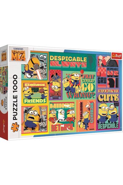 Trefl Puzzle 1000 piese - Gru and Minions - Universal Minions Franchaise (Tre...