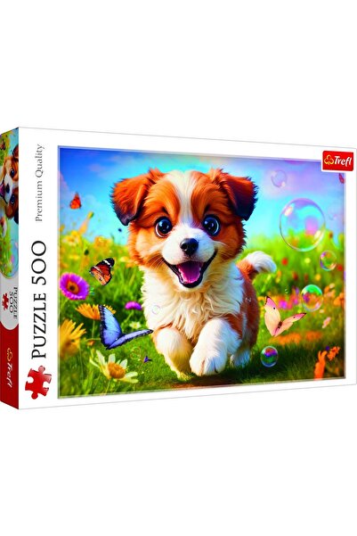 Trefl Παζλ 500 κομμάτια - Χαρούμενο Κουτάβι (Trefl-37524)