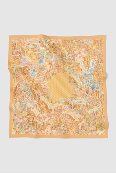 Buttonscarves Forestis Vual Kare Eşarp - Honey
