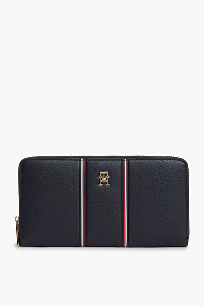 Tommy Hilfiger Γυναικείο πορτοφόλι Th Icon Large Za Corp σε σκούρο μπλε χρώμα