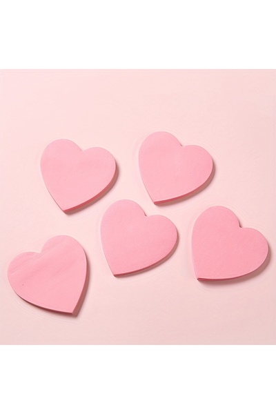 Choice1 ٥ قطع، ٤٠ ورقة، دفاتر ملاحظات لاصقة على شكل قلب، ذاتية اللصق، ملصقات ...