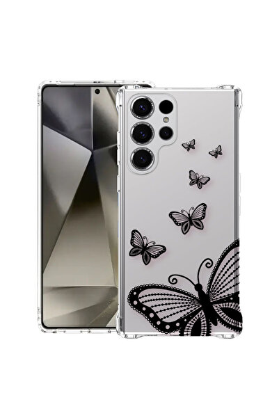 bestcase ® Husă Αντικραδασμική Θήκη για Samsung Galaxy S26 Ultra, Πεταλούδα, ...