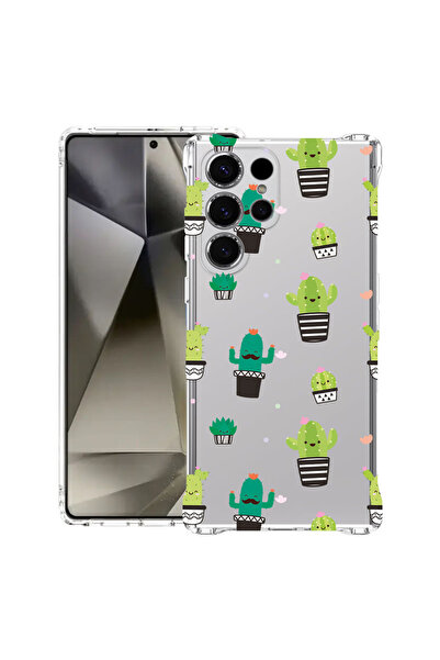 bestcase ® Husă Husă Antișoc pentru Samsung Galaxy S26 Ultra, Happy Cactus, 3...