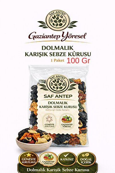 safantep Saf Antep Patlican Kabak Kurusu 100 g Kurutulmus