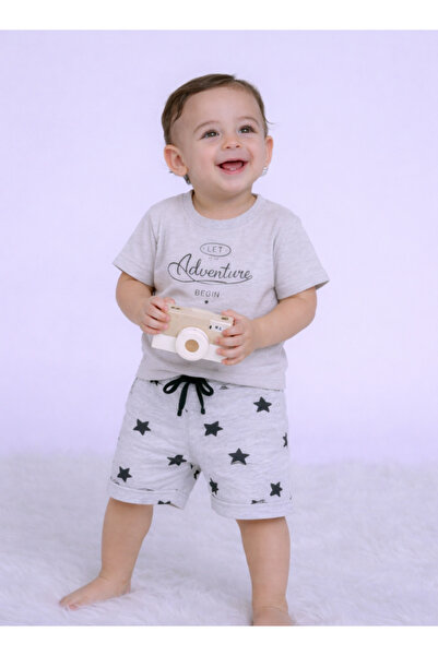 luay 100% Bamboo-Based Ultra-Soft Fabric Grey T-Shirt for Boys Short Sleeve C...