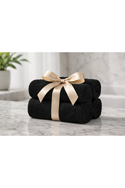 The Cotton Connection Terry Cotton Face Towels - Set of 4 | Ultra Soft, Highl...